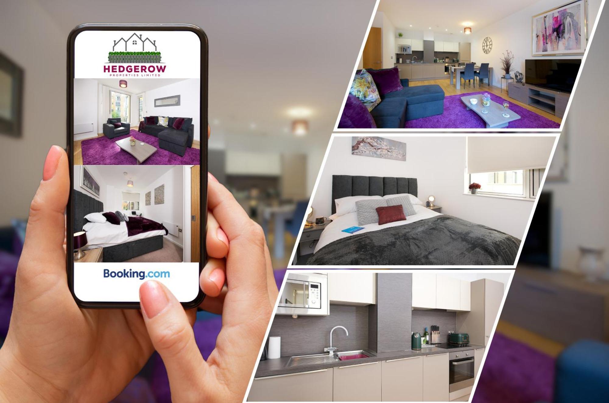 Premium Deals On Modern 2 -Bed 2-Bath Central City 122 High Street Flat For Movers & Pros By Hedgerow Manchester Bagian luar foto